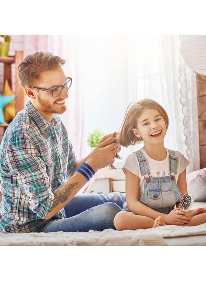 توك الشعر 50 قطعة، أربطة شعر ناعمة بدون درزات للشعر الرقيق والسميك، حاملات ذيل الحصان، ربطات شعر مرنة للنساء والرجال والفتيات، ربطات شعر من النايلون بدون توقف، إكسسوارات شعر لا تسبب التلف - Image 5