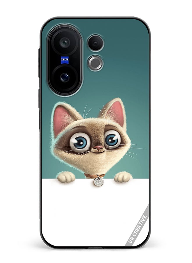 Protective Case Cover For Vivo X200 FE Cute Cat Design Multicolour