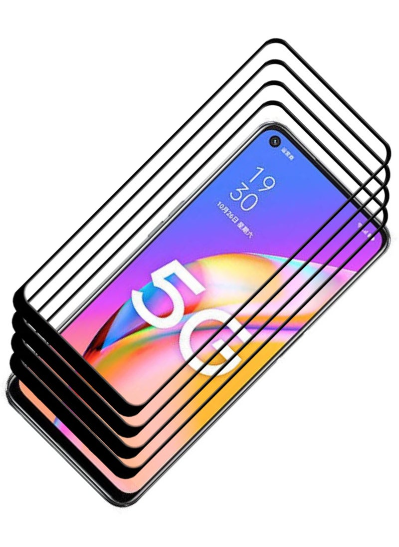 ACLIX 4 Pieces Antistatic ESD Dustproof Premium Quality High Definition Tempered Glass Screen Protector Designed For Oppo A93 5G - Image 1