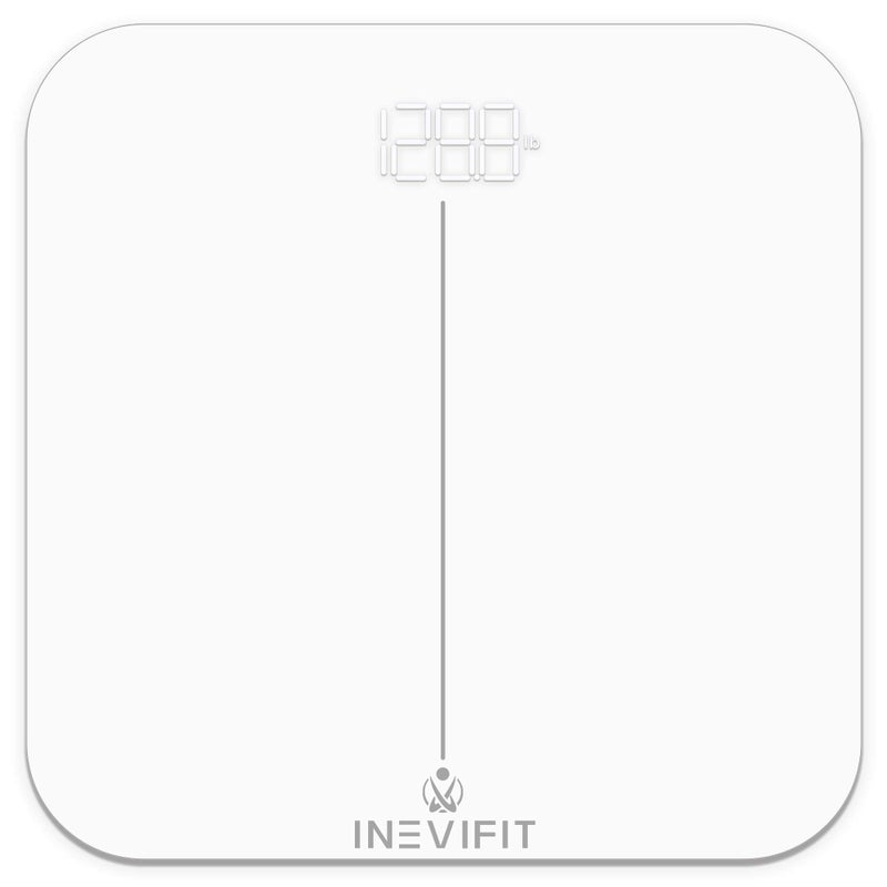 INEVIFIT Premium Bathroom Scale Highly Accurate Digital Bathroom Body Scale Precisely Measures Weight up to 400 lbs