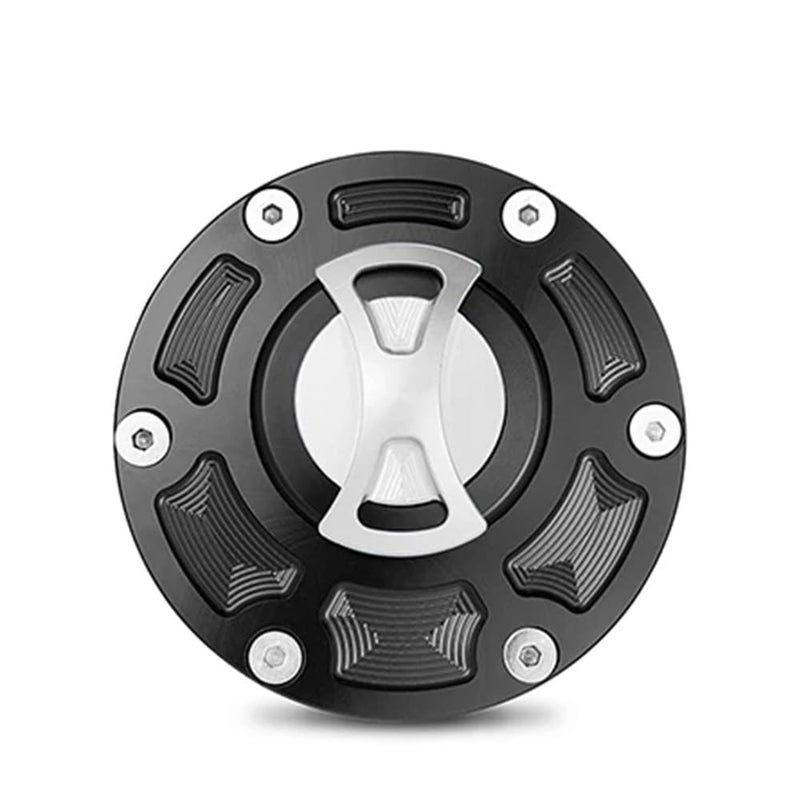 Red CNC Motorcycle Oil Gas Tank Decorative Cap For Z250 Z300 ER250 ER300 2013 2016 - Image 2