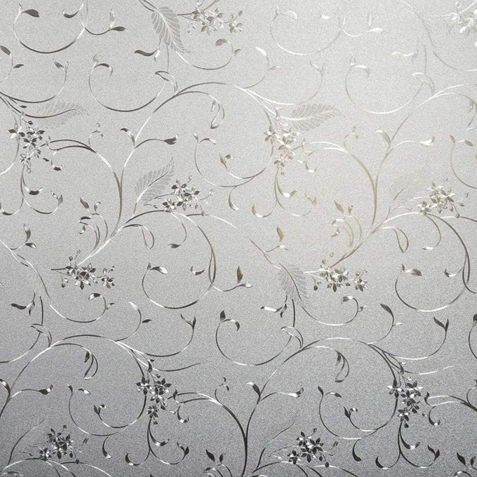 STATIC CLING NONADHESIVE WINDOW FILM FROSTED GLASS FILM BATHROOM DOOR GLASS DECORATION WINDOW FILM PRIVACY COVERING 354X 157