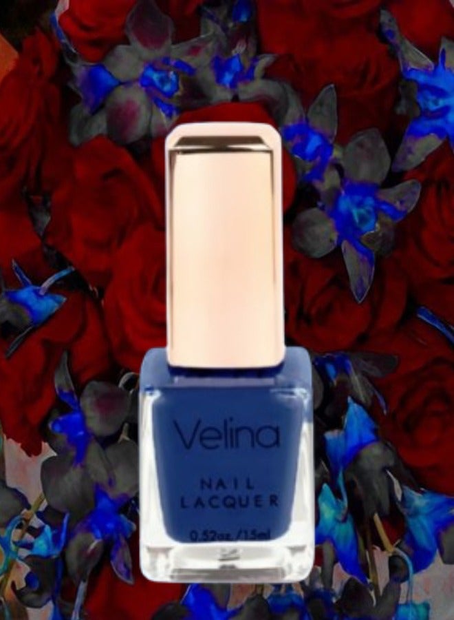 Velina Matte Nail Polish 19 Dark Blue 24 Dark Red - Image 3