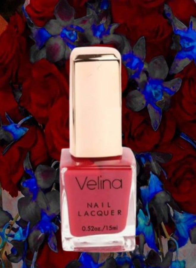 Velina Matte Nail Polish 19 Dark Blue 24 Dark Red - Image 2