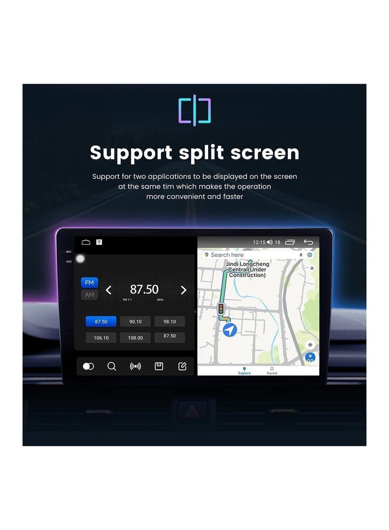 شيزا ستار ستيريو سيارة أندرويد لسيارة مرسيدس بنز SL R230 SL350 SL500 SL55 SL600 SL65 2001 2002 2003 2004 2005 2006 2007 1 جيجابايت رام 32 جيجابايت روم 9 بوصة ميرورلينك واي فاي BT، شاشة لمس IPS مع كاميرا AHD متضمنة - Image 5
