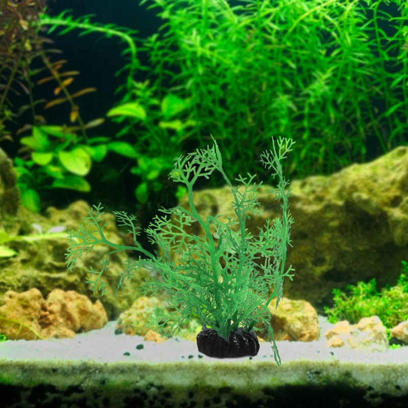 1 Set Fake Aquatic Plant Fish Landscape Prop Underwater Mountain Set Aquarium Plants - Image 4
