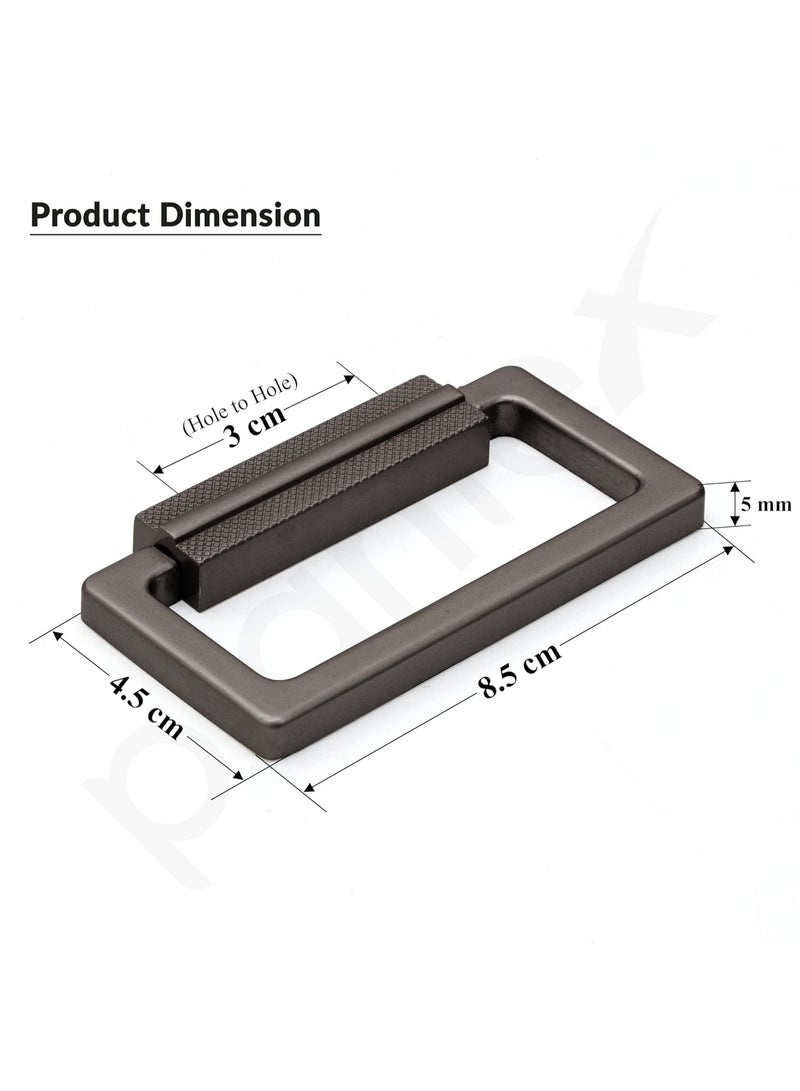 Plantex Rajwadi Drawer Kadi/Drawer Handle/Kadi for Drawers/Pull-Push Kadi for Home/Office Cabinet - Pack of 3 (Satin Black) - Image 3