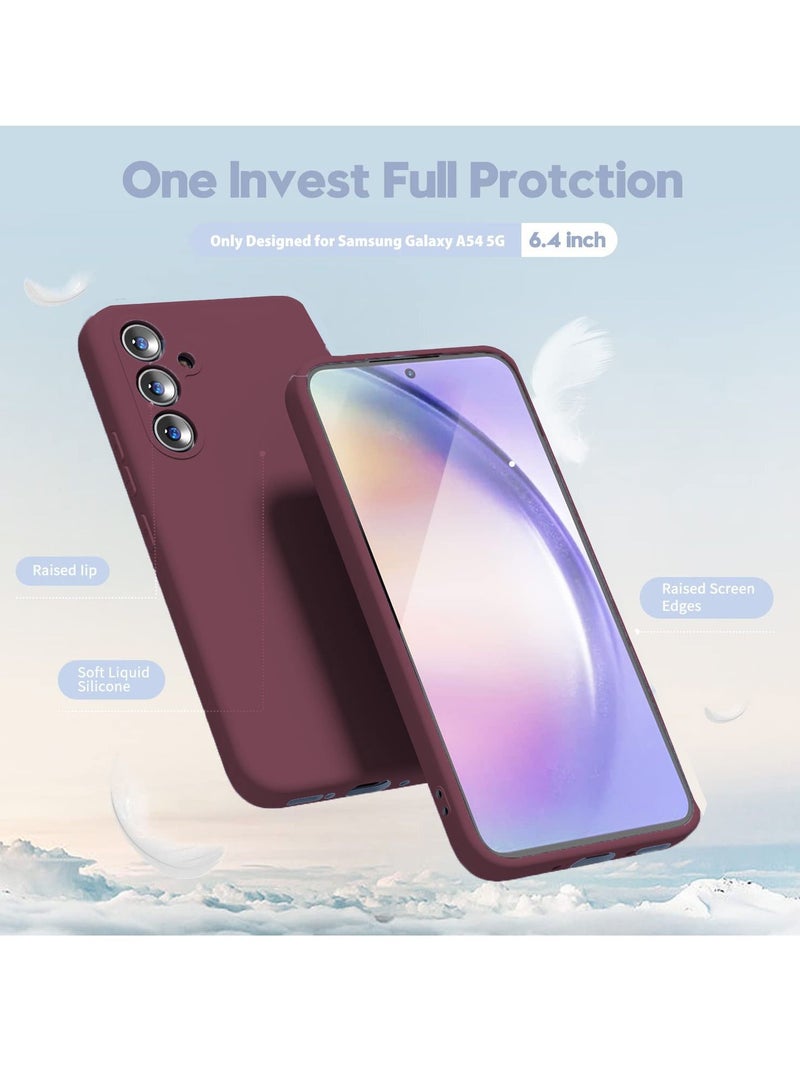 BORTONY Galaxy A34 5G Case Shockproof Liquid Silicone Case Slim Soft Cover With Inside Soft Microfiber Lining Comaptible With Samsung Galaxy A34 5G - Image 2