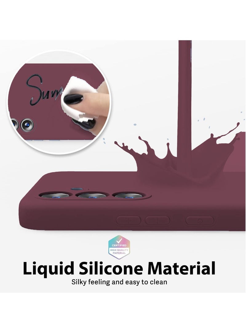 BORTONY Galaxy A34 5G Case Shockproof Liquid Silicone Case Slim Soft Cover With Inside Soft Microfiber Lining Comaptible With Samsung Galaxy A34 5G - Image 3