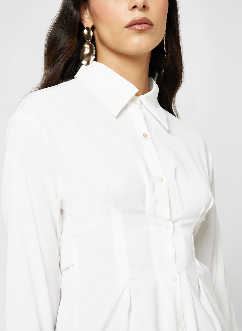 ايلا قميص بكسرات خلفية - Image 3