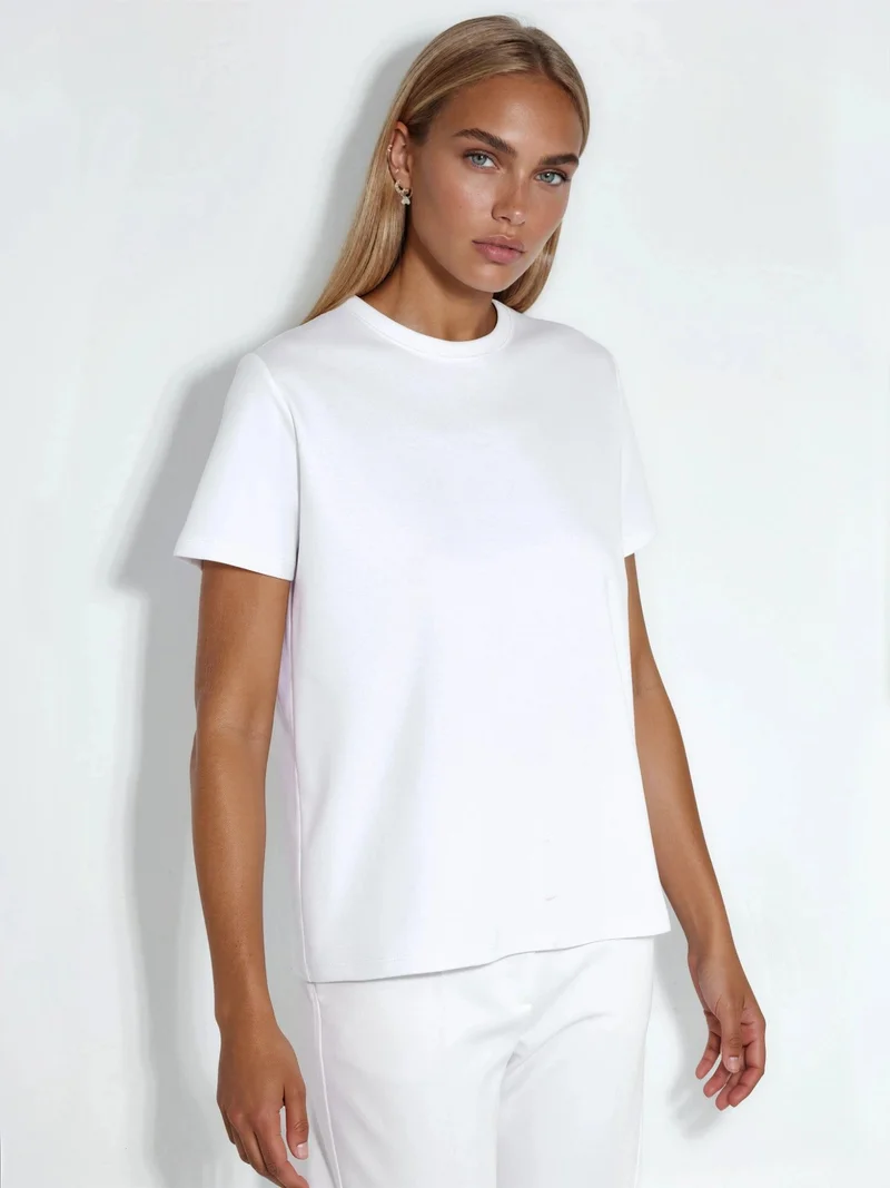 بوسيم BUSEM Plain Crew Neck T-Shirt