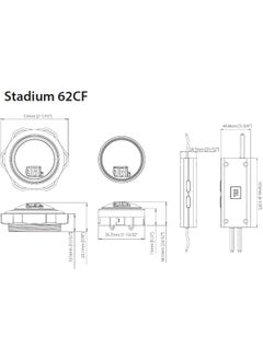 JBL Jbl Stadium 62Cf 2-Way Car Sound System - 330 Watt Components Car Speaker Box Set With 165 Mm 2-Way Component Speaker System  - Image 5