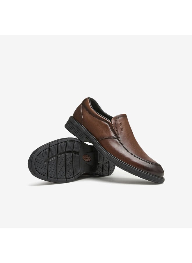 Bata Formal Shoes For Men, Breathable Cowhide And Sheepskin Brogue Business Commute Wedding Shoes, Brown-20108 Cowhide, Size 38 - Image 3