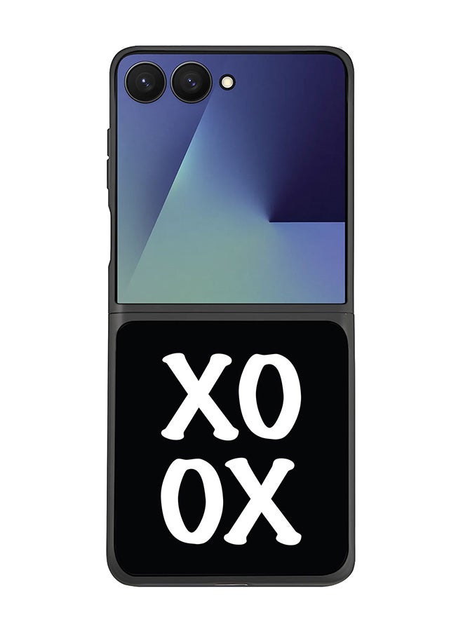 Stylizedd For Samsung Galaxy Z Flip7 Case,Slim fit Camera Protection, Shockproof Thin Phone cover  - XOXO