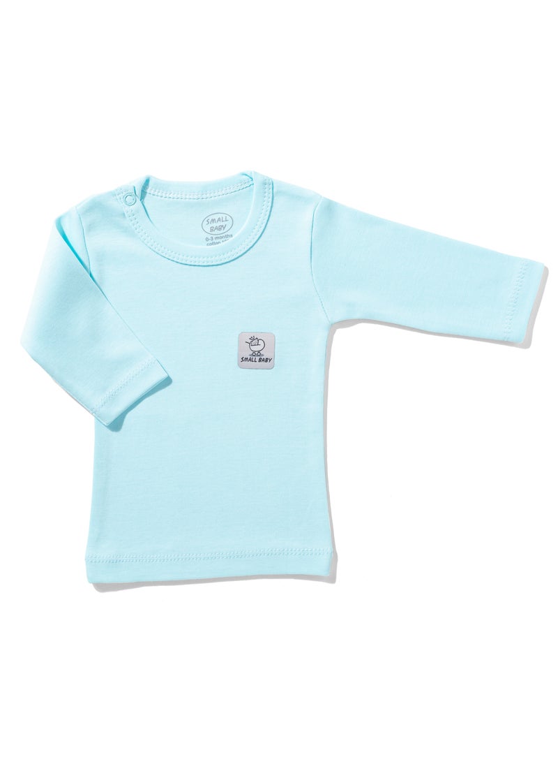 سمول بيبي باك يحتوي علي 3 قطع فانلة كم قطن الوان للبيبي - Image 5