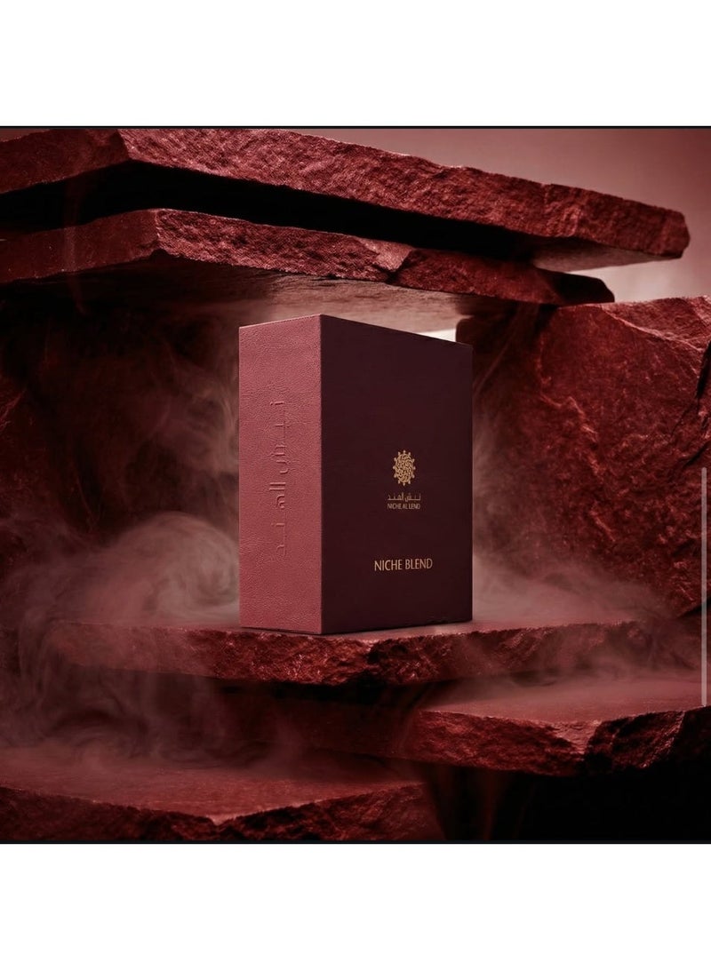 NICHE AL HIND NICHE BLEND Extrait de Parfum for Men and Women – Rum, White Tobacco, Bitter Orange, Cardamom, Grapefruit, Saffron, Vanilla, Tonka Bean – Luxurious Unisex Fragrance, 50ml - Image 3