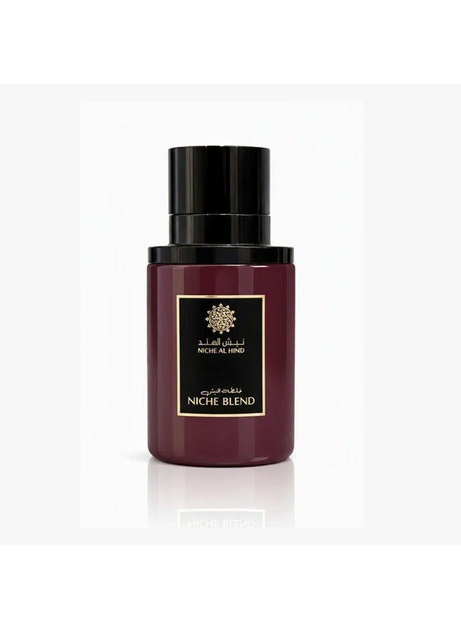 NICHE AL HIND NICHE BLEND Extrait de Parfum for Men and Women – Rum, White Tobacco, Bitter Orange, Cardamom, Grapefruit, Saffron, Vanilla, Tonka Bean – Luxurious Unisex Fragrance, 50ml - Image 2