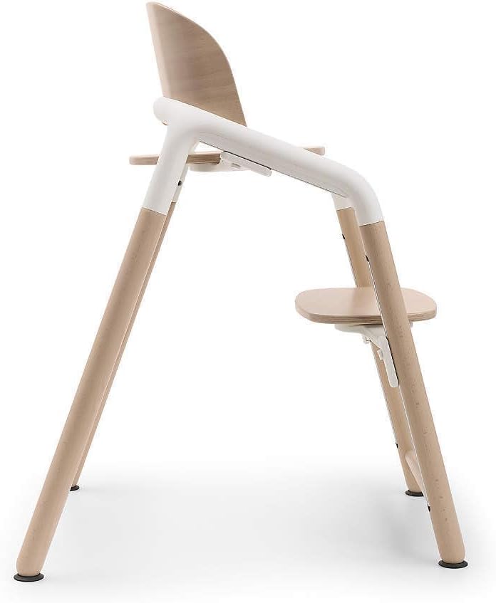 Bugaboo Giraffe Adjustable High Chair in Neutral Wood and White - Image 3