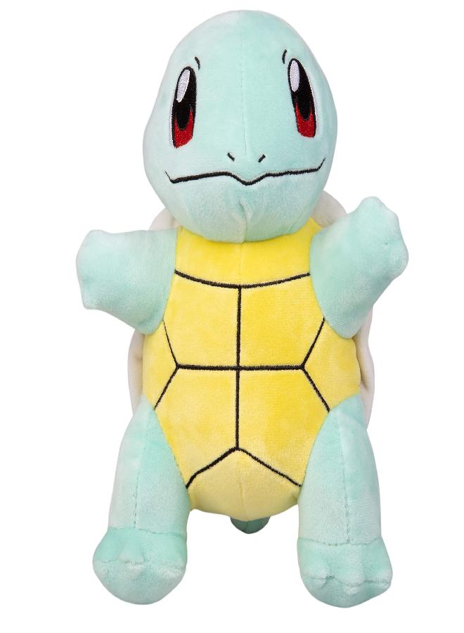 Wicked Cool Toys Pokémon 8" Squirtle and 12" Blastoise Plush Stuffed Animal - Set of 2 - Age 2+ - Image 2