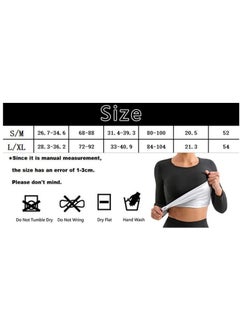 SYOSI Women Sauna Suit Fitness Exercise Sauna Sweat Suit|Long Sleeve Sauna Jacket Women Sauna Top Sweat Jacket for Women  - Image 4