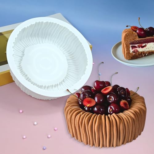 mostsom Silicone Molds for Baking NonStick Candy Chocolate Cookie Mini Soap Pudding Jello Muffin Dog Treats Ideal for Cupcakes Ice Cubes and Jelly Mold B_ Cylinder - Image 1