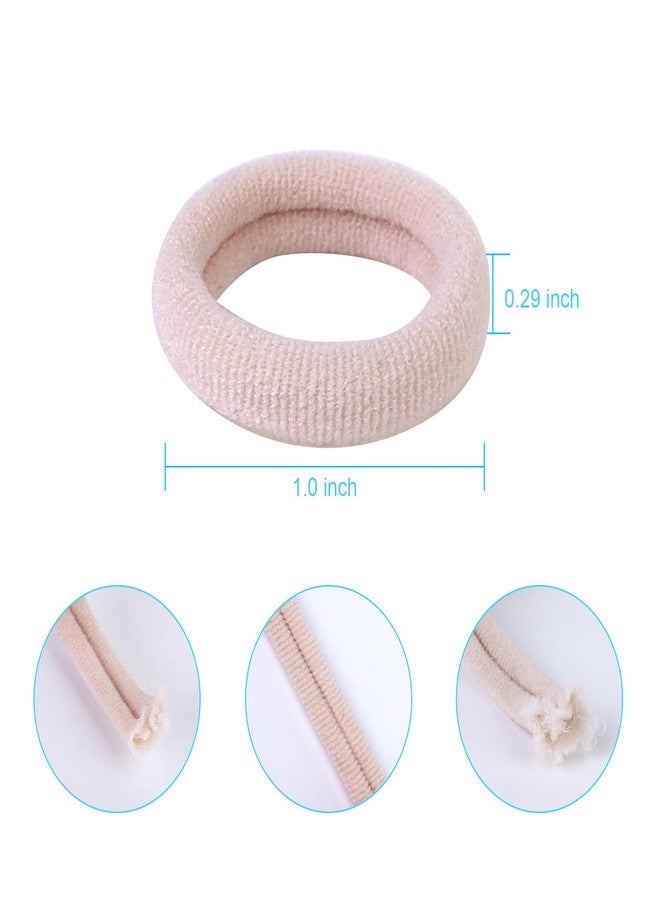BAOLI 200PCS Blonde Kids Hair Ties for Toddler Girls, Mini Girl Hair Ties Bands No Damage, Soft Baby Ponytail Holders Elastics No Pull, 1 Inch in Diameter, by BAOLI - Image 2