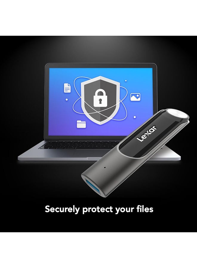 ليكسار 128 جيجابايت JumpDrive P30 USB 3.2 الجيل 1 فلاش درايف، يصل إلى 400 ميجابايت/ثانية قراءة وكتابة (LJDP030128G-RNQNG) - Image 4