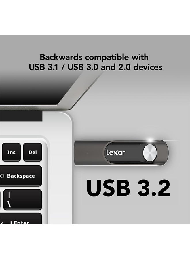 ليكسار 128 جيجابايت JumpDrive P30 USB 3.2 الجيل 1 فلاش درايف، يصل إلى 400 ميجابايت/ثانية قراءة وكتابة (LJDP030128G-RNQNG) - Image 5