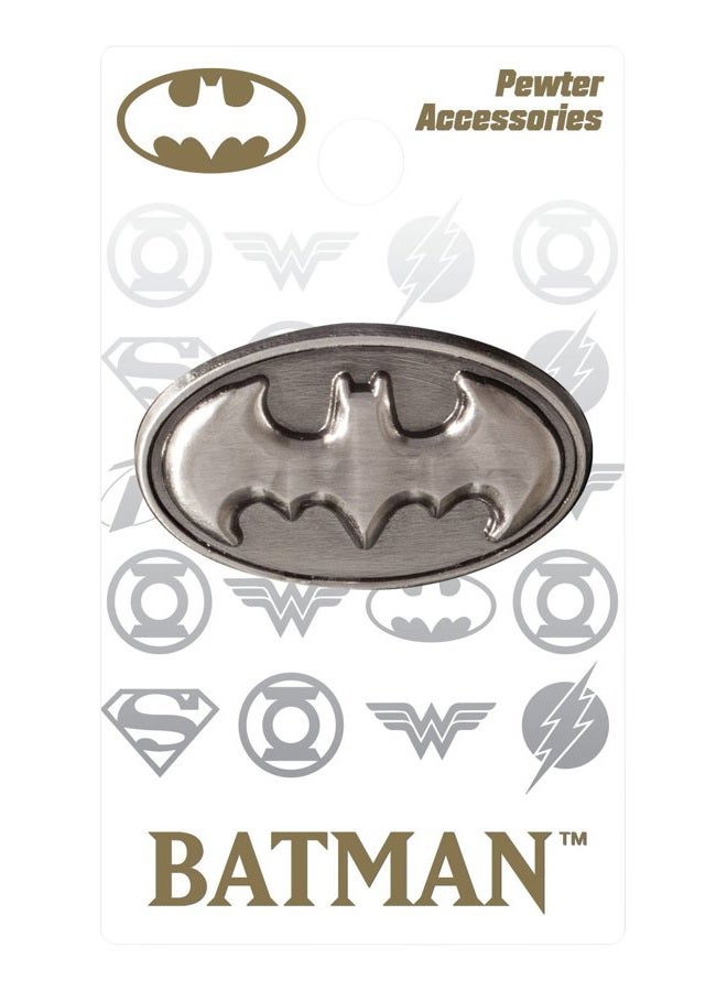 Batman Logo Deluxe Pewter Lapel Pin