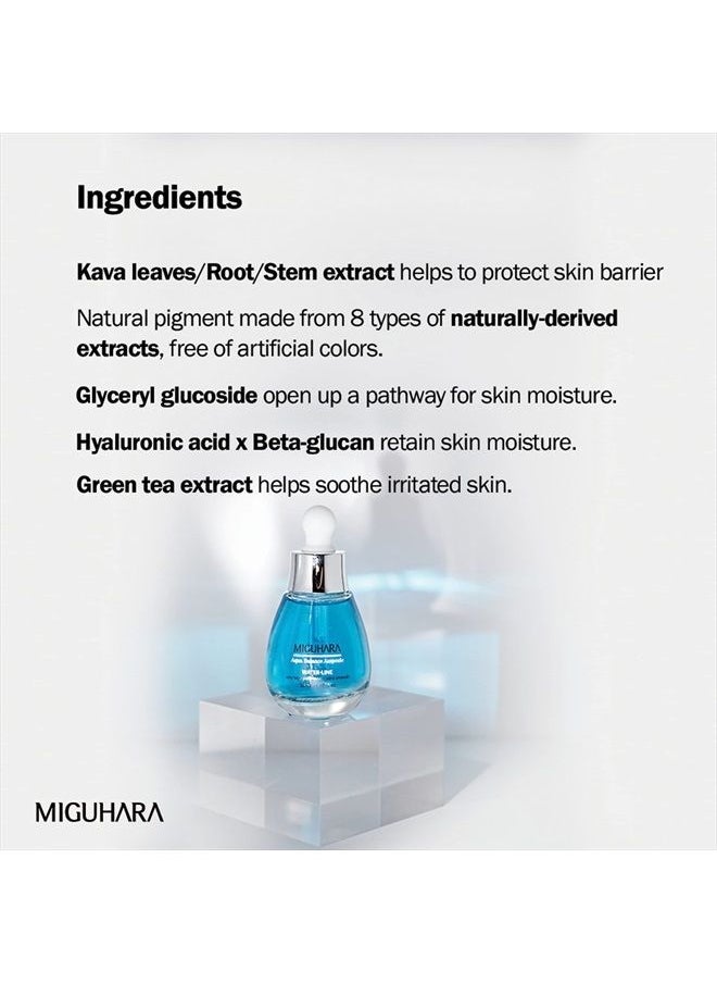 MIGUHARA [MIGUHARA] Aqua Balance Ampoule 0.67 fl.oz / 35 ml | Hydrating Hyaluronic Acid Serum with Beta Glucan and Glyceryl Glucoside, Moisturizing Facial Serum | EWG Green Ingredients  - Image 4