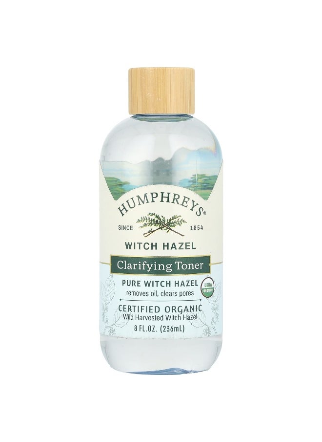 Humphrey's Humphreys, Witch Hazel, Clarifying Toner, 8 fl oz (236 ml)  - Image 1
