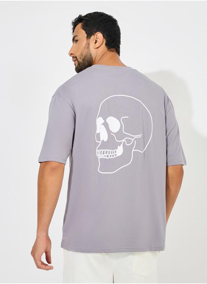 Front and Back Skull Print Oversized T-Shirt - pzsku/Z43920FAFD73C6AFFC0A5Z/45/_/1720199469/693bd4bb-ae28-4d0b-b040-02c7a0b70926