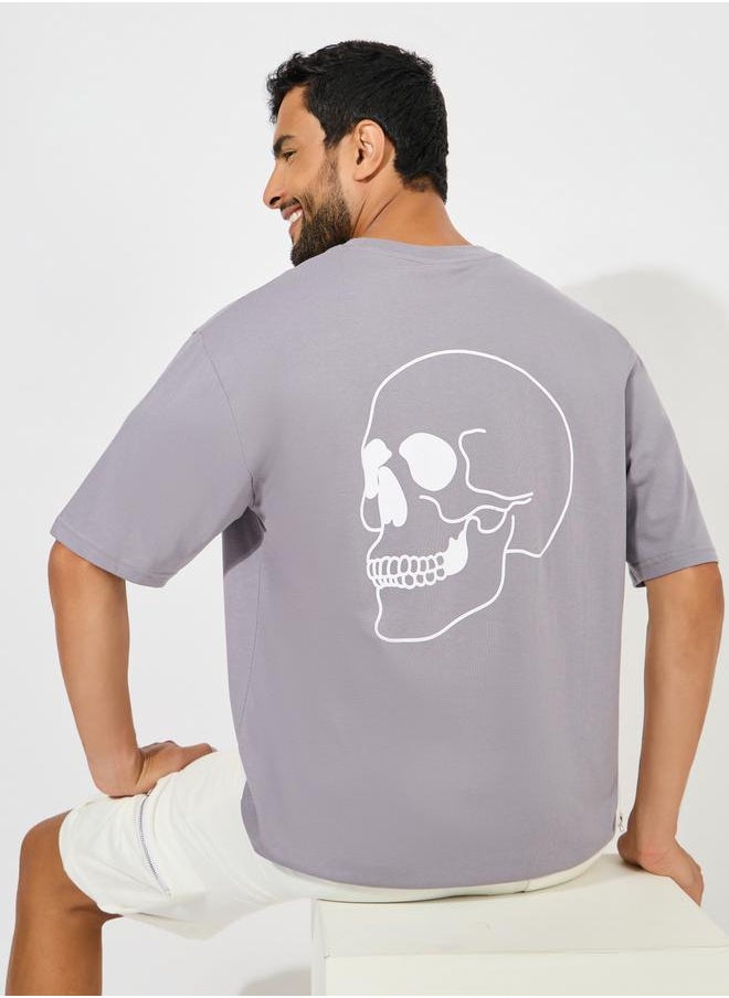 Front and Back Skull Print Oversized T-Shirt - pzsku/Z43920FAFD73C6AFFC0A5Z/45/_/1720200328/99bac72d-7a42-46ec-8d49-fec9f6fc83dc