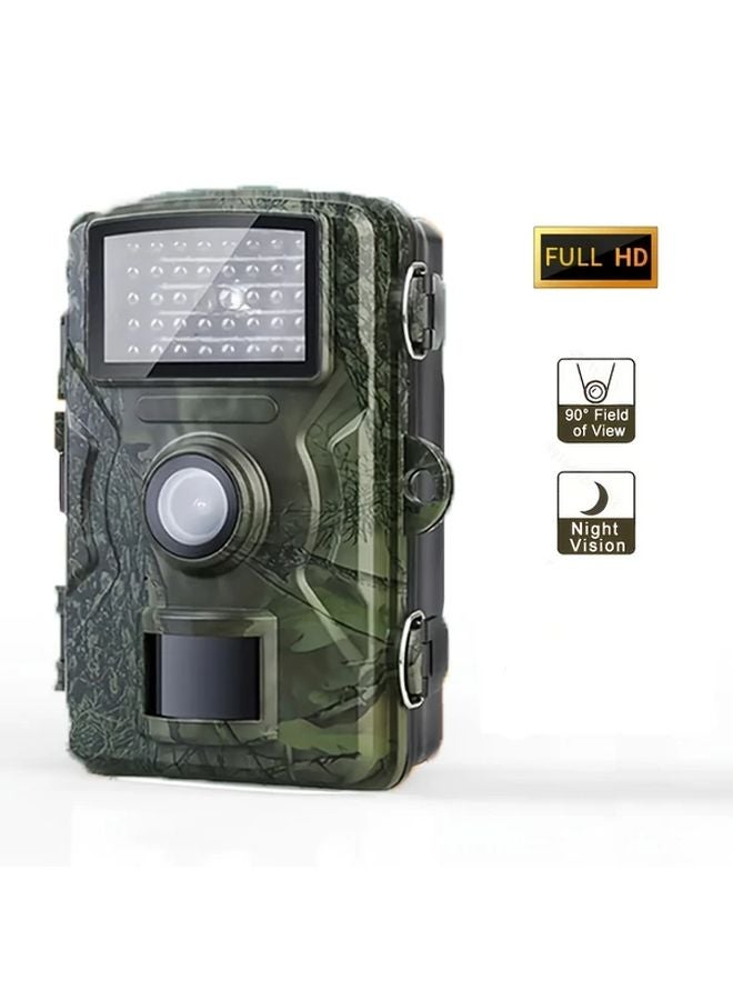 DL001 720P HD Trail Camera Motion Activated Invisible IR Night Vision Camo Cover - Image 1