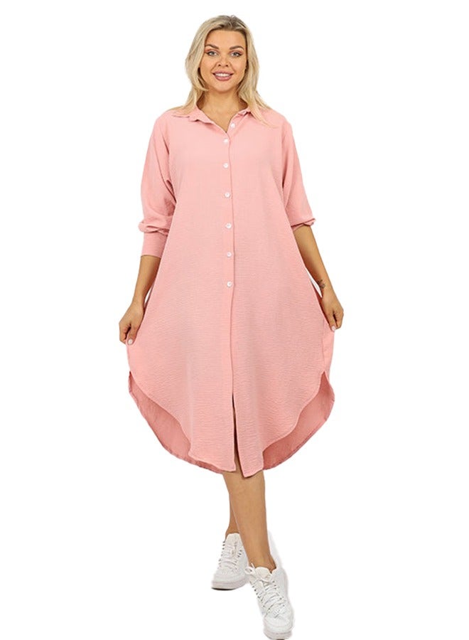 Zmurud Crepe Blouse -Plain  - Image 2