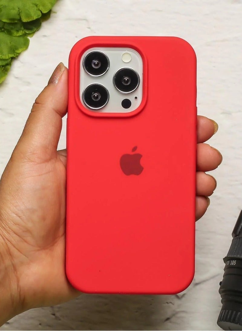 جراب سيليكون سائل ممتاز لهاتف iPhone 16 Pro - رفيع للغاية، غير قابل للانزلاق، خالٍ من الخدوش، مع حماية معدنية للكاميرا - مقاوم للصدمات، متوافق مع الشحن اللاسلكي - Image 4