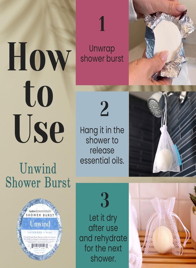 hydraAromatherapy Unwind Shower Burst - Image 4