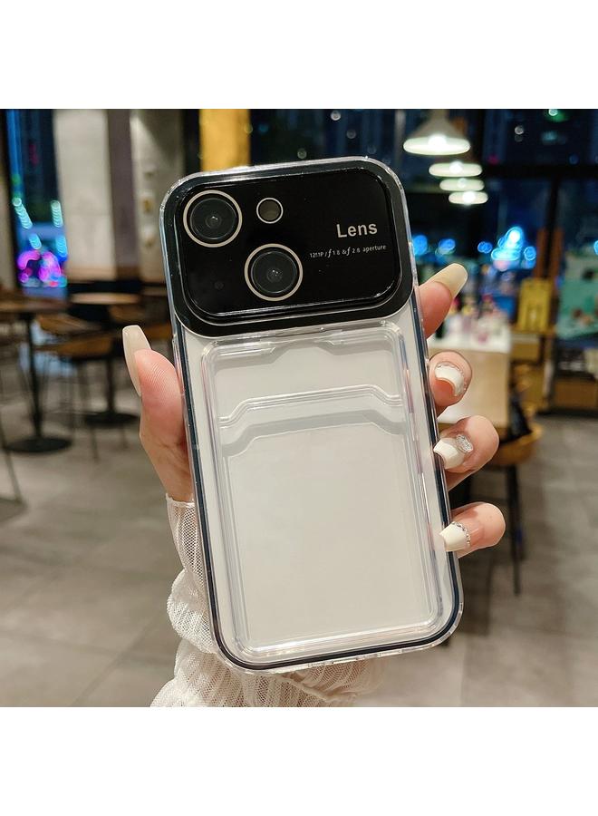 اس-توب جراب لهاتف iPhone 14 Plus، جراب هاتف هجين من مادة TPU مع نافذة كبيرة وفتحة بطاقة - Image 1