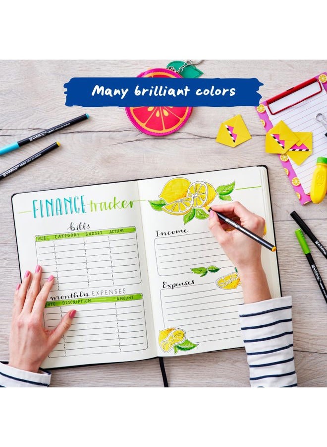 edding 1300 Fiber Pen Set, 40-Colors - Image 5