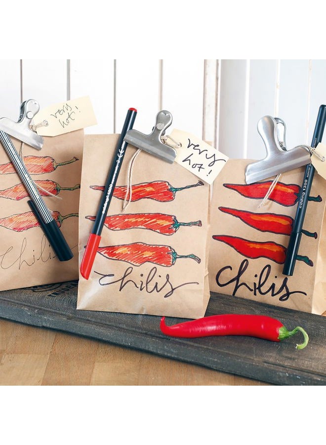 edding 1300 Fiber Pen Set, 40-Colors - Image 4