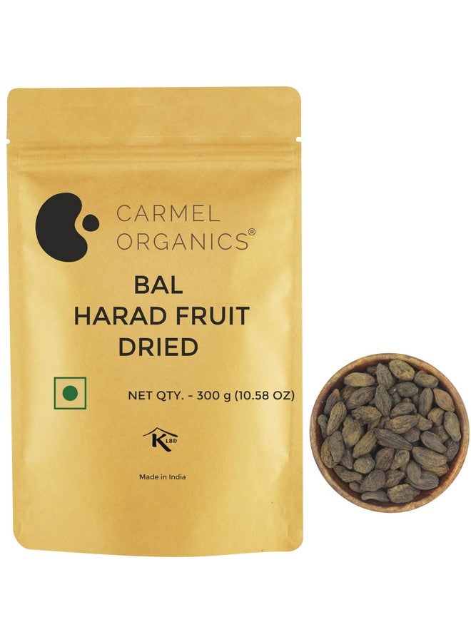 CARMEL ORGANICS CARMEL ORGANICS Bal Harad Whole 300 Grams | Choti Harad | Natural Ayurvedic Herb | Supports Digestion & Immunity, No Added Preservatives and additives, Non GMO  - Image 1