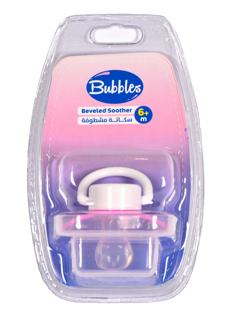 Bubbles - Bubbles Beveled Soother  Multishape- Rose   (M:6+) - Image 1