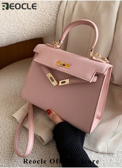 REOCLE Women's Handbags Crossbody Bags Top Handle Satchel with Detachable Strap Luxury Tote Work Bag PU Fashion Designer Handbags Purses  - Image 3