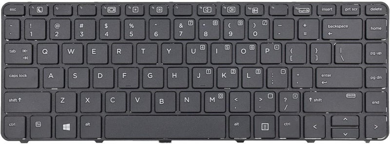Wefly Laptop Keyboard Compatible for HP Probook 430 G3 430 G4 440 G3 440 G4 445 G3 640 G2 645 G2 640 G3 645 G3 HSTNN-Q98C Without Backlit Laptop Keyboard - Image 2