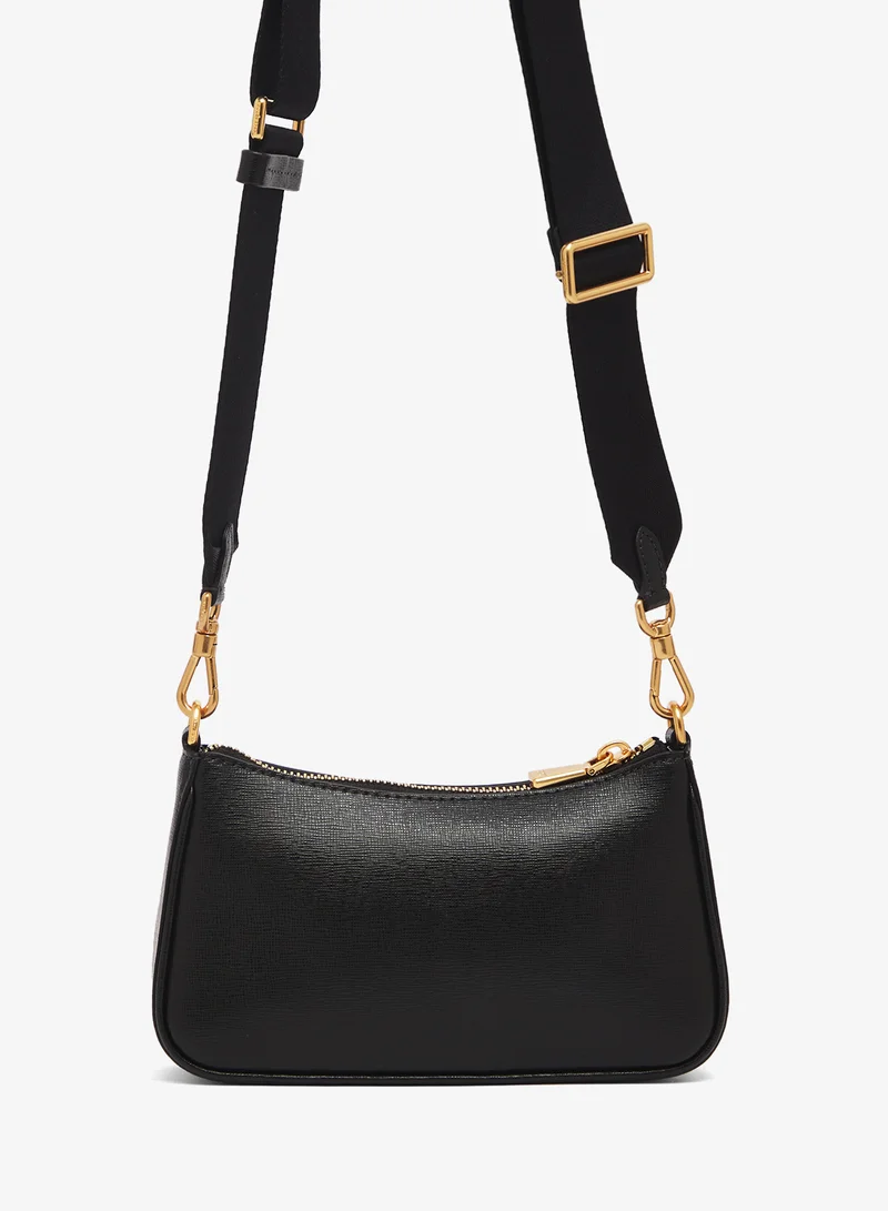 Kate Spade Logo Detail Flap Over Crossbody