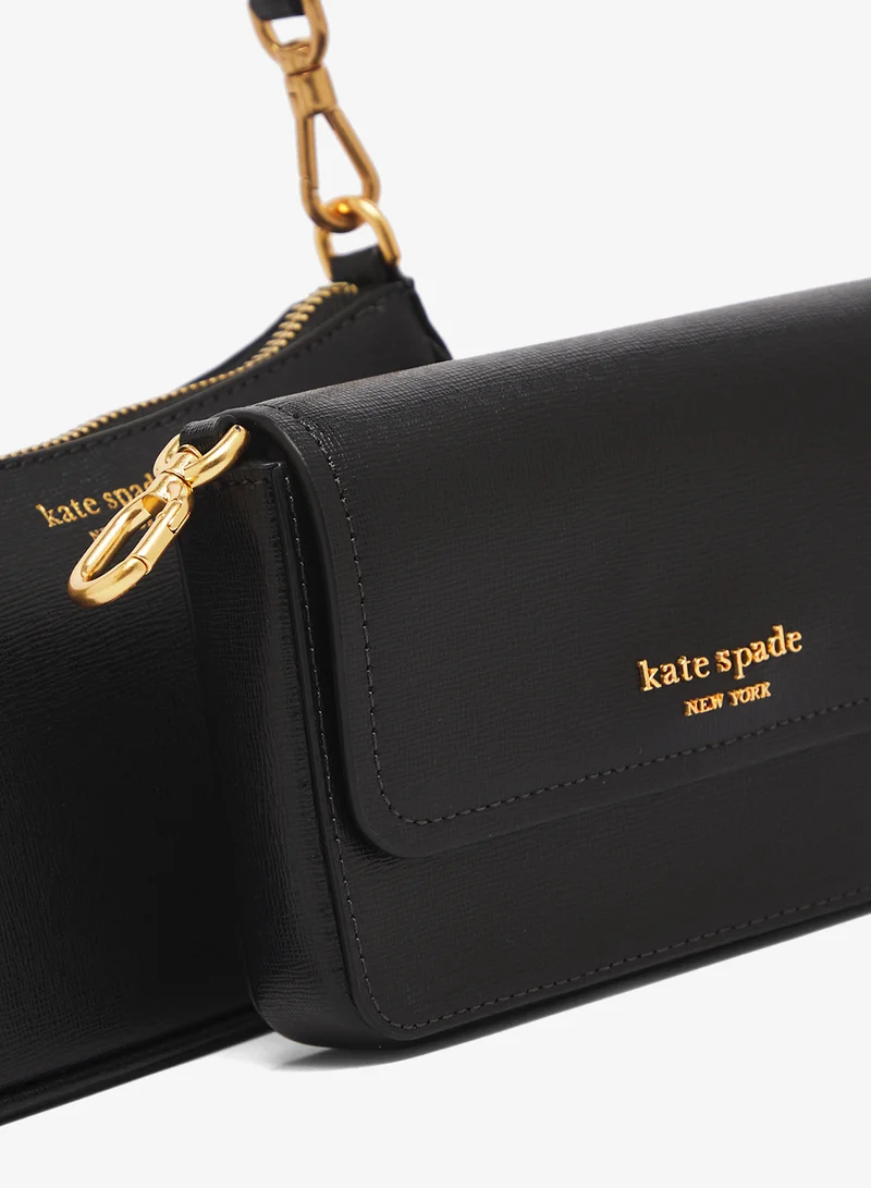 Kate Spade  Logo Detail Flap Over Crossbody for Women | Best Price UAE