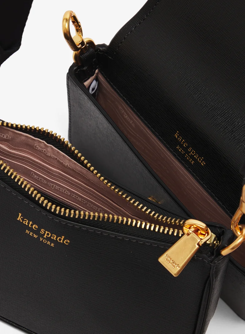 Kate Spade  Logo Detail Flap Over Crossbody for Women | Best Price UAE
