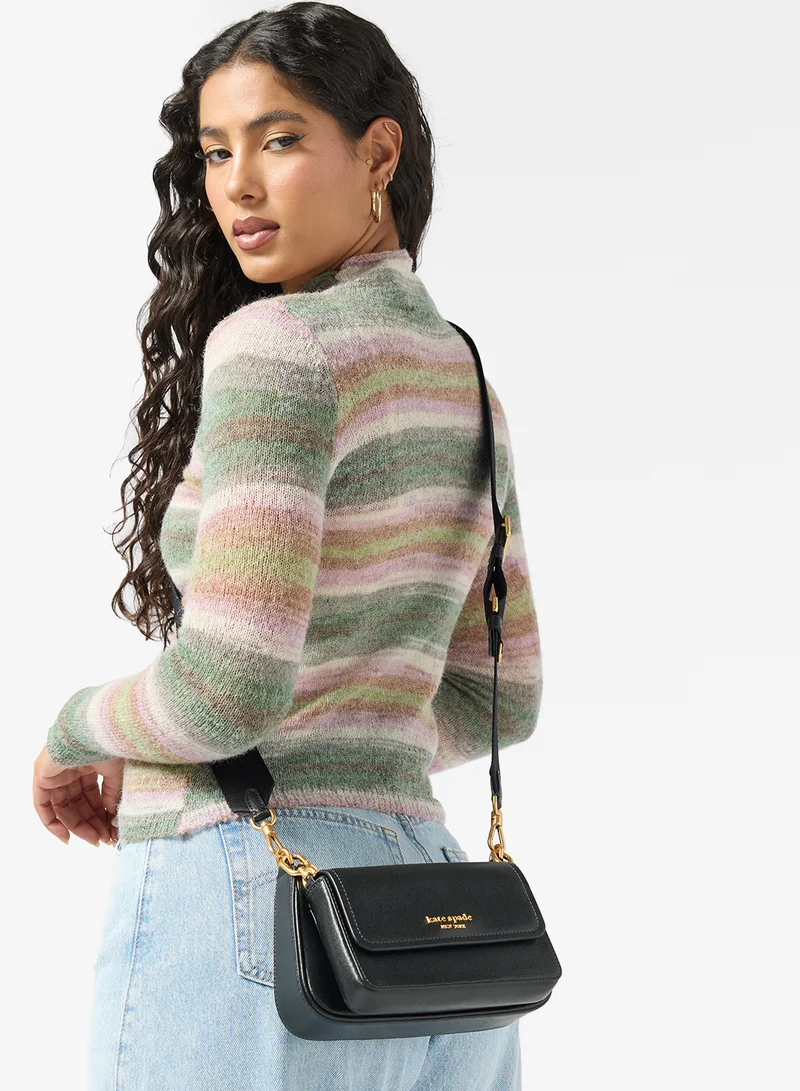 Kate Spade  Logo Detail Flap Over Crossbody for Women | Best Price UAE