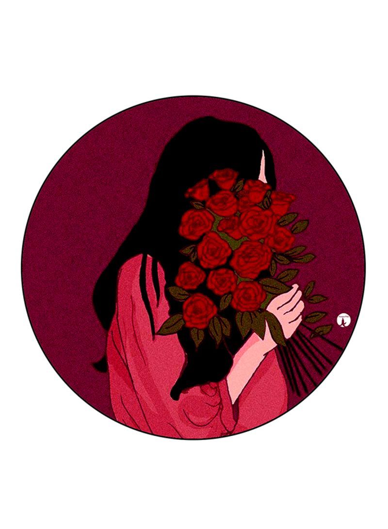 RKN Woman Printed Mouse Pad Multicolour