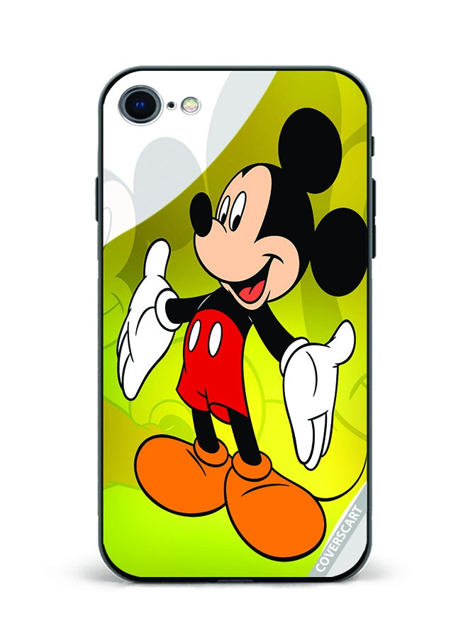 COVERSCART Protective Case Cover For Apple iPhone SE 2022 Mickey Design Multicolour